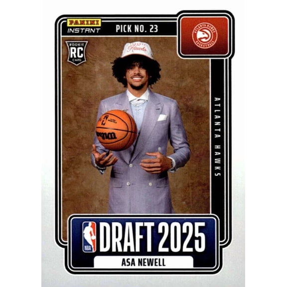 2025-26 Instant Draft Night Basketball Asa Newell NBADN-22 [Rookie]
