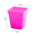 thumbnail image 2 of GOOHOCHY  48 Pcs Plastic Matte Flower Pot Outdoor Garden Indoor Colorful, 2 of 8