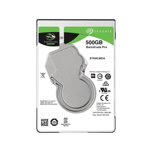 Seagate BarraCuda 500GB SATA 2.5 inch 7200 RPM 128MB