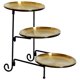 thumbnail image 1 of 1 Set of Snacks Plate Dessert Serving Tray Cupcake Plate 3-Tier Cake Appetizer Holder, 1 of 4