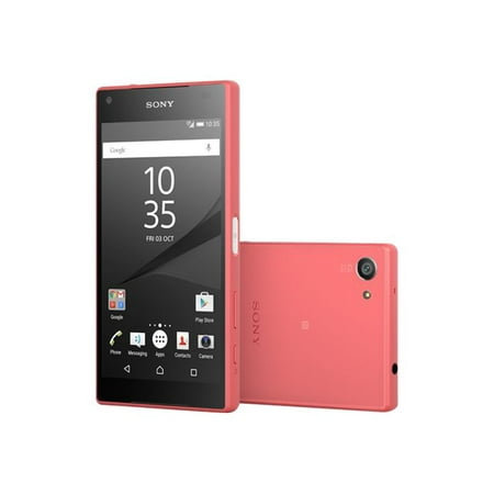Sony XPERIA Z5 Compact - 4G smartphone - RAM 2 GB / Internal Memory 32 GB - microSD slot - LCD display - 4.6" - 1280 x 720 pixels - rear camera 23 MP - front camera 5.1 MP - coral