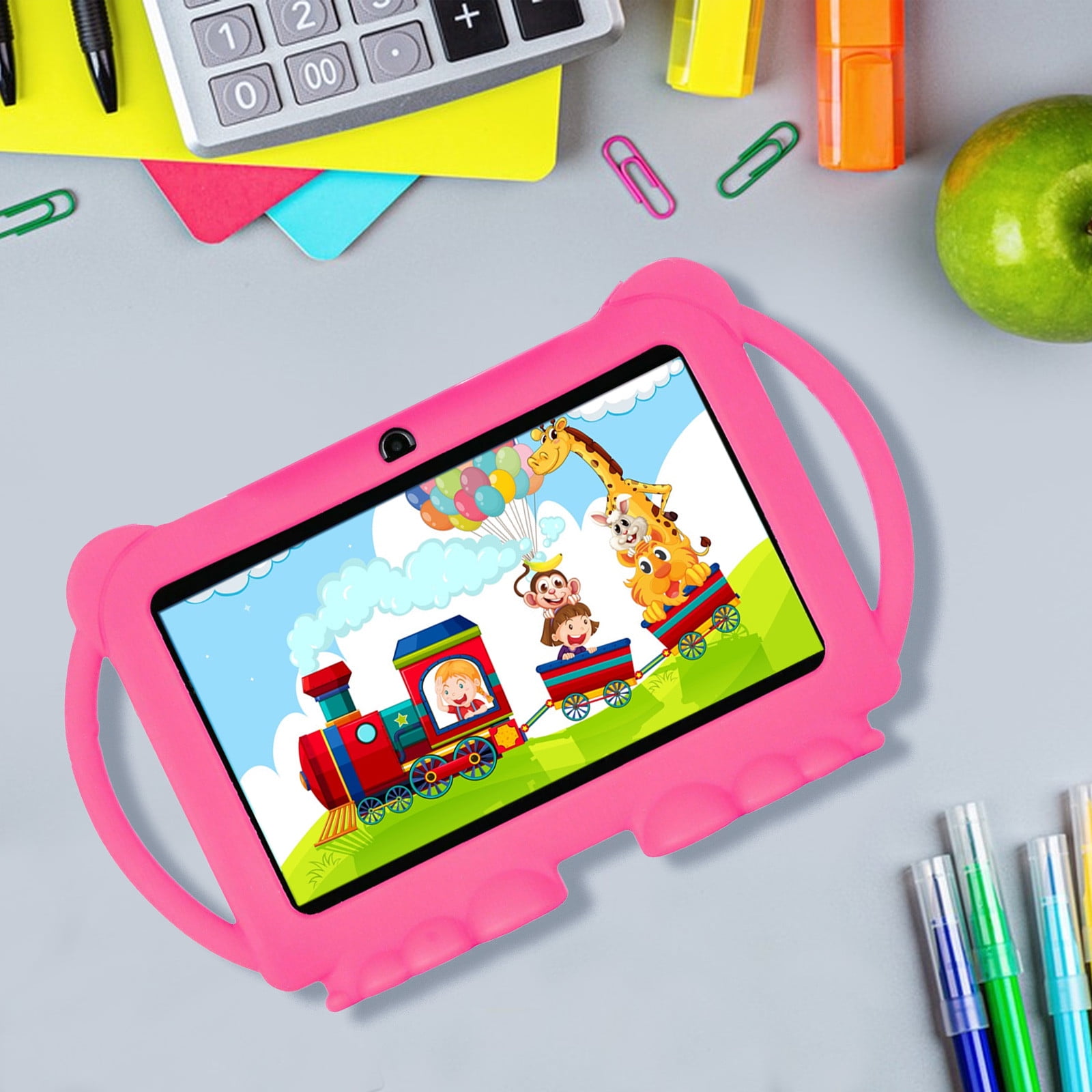 JMYHOAM Kids Tablet Upgraded 7-inch Children's WiFi Tablet Computer Android Tablets 2+16G Children's Early Education Learning Machine Parent-child Gift Machine Christmas Gift