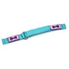 DISNEY 12MM BOW BLUE PINK HOOK & LOOP SLIP THRU ONE PIECE WATCH BAND STRAP