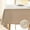 Khaki, variant on Textured Tablecloth Rectangle 60x84 Water Resistant Spill-Proof Wipeable Table Cloth Wrinkle Free Fabric Dining Table Cover for Birthday Party Farmhouse Spring Kitchen Tablecloths