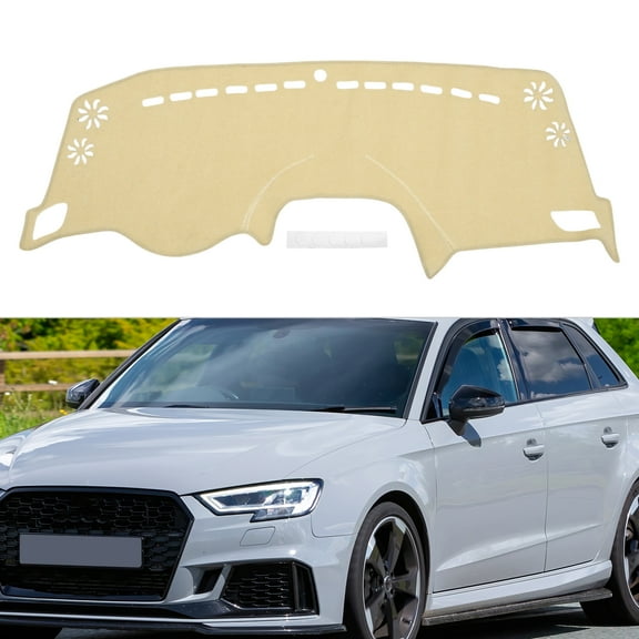 Interior Dash Cover for Jeep Renegade 2015-2022 Non-Slip Dashboard Carpet Mat Polyester Silicone