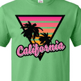 thumbnail image 4 of Inktastic California with Triangle and Palm Trees T-Shirt, 4 of 5