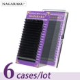thumbnail image 1 of NAGARAKU 6 Estuches CD DD Faux Mink Extensiones de pestañas clásicas individuales Volumen Pestañas postizas Maquillaje de pestañas clásicas suaves Tan Jianjun unisex, 1 of 1