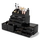 thumbnail image 1 of Readaeer Organizador de cosméticos y maquillaje, cajones de almacenamiento, cajas expositoras con 12 cajones (transparente), 1 of 5