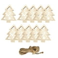 thumbnail image 4 of BLESIYA 10 Pieces Unfinished Wooden Cutouts Handmade for DIY Craft Projects Painting D, 4 of 8