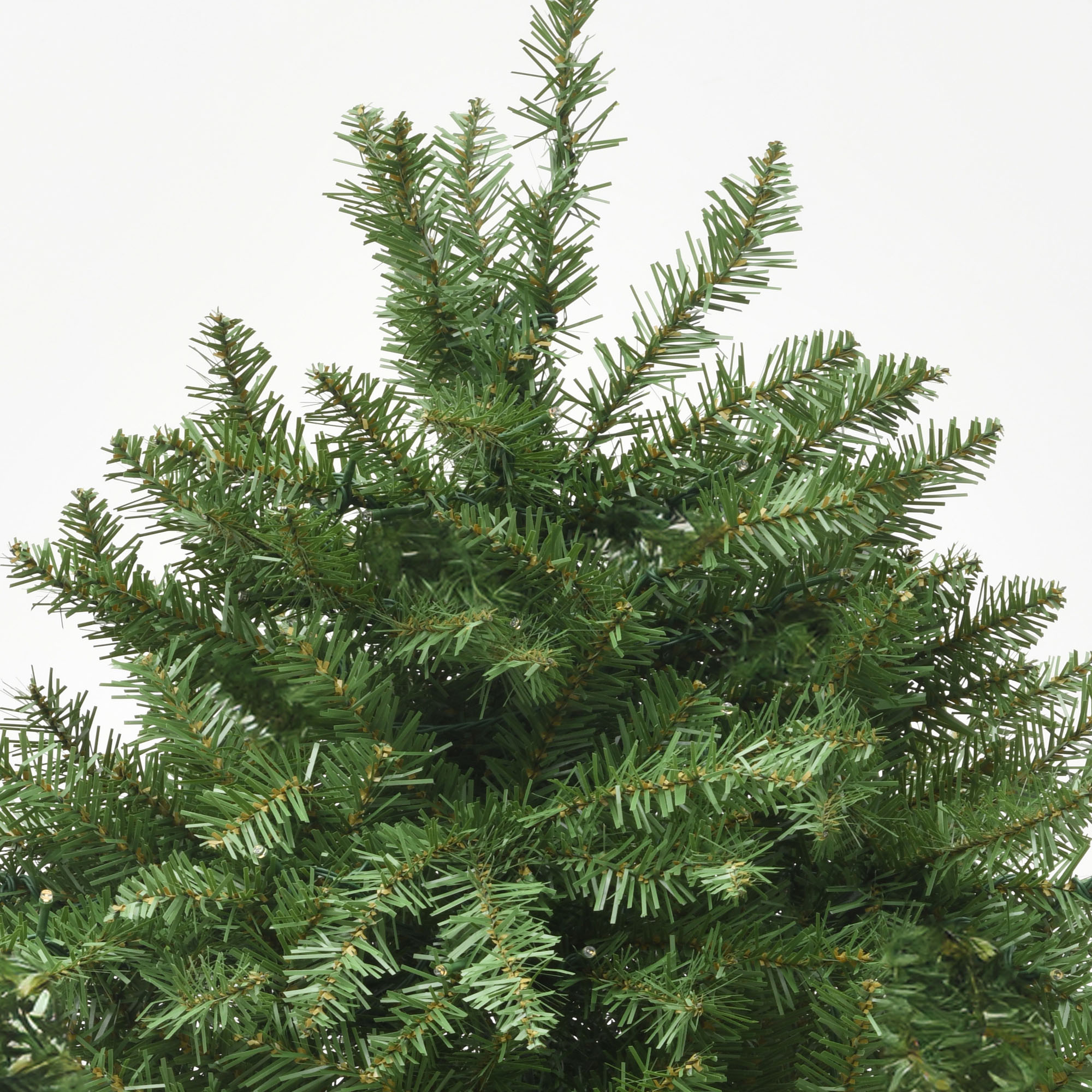 Uforic 7.5ft Pre-Lit Artificial Christmas Tree with 2514 Branch Tips&750 Lights,  11 Light-Modes, Remote Control, Green