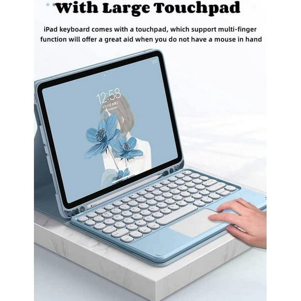 iPad Air 5(2022)/iPad Air 4(2020) Case with Keyboard, Detachable