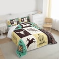 thumbnail image 3 of Homewish Bohemian Aztec Abstract Bedding Comforter Set, Western Cowgirl Cowboy Twin Comforter Sets, Rustic Cactus Reversible Bedding Set, Ultra Soft Bedroom Decor, 2 Pieces, 3 of 8