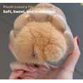 thumbnail image 5 of Capybara Plush Slippers for Family, Soft Warm Indoor House Shoes, Cozy Anti-Slip Sole, Cute Animal Design, Fluffy Winter Home Bedroom Slippers, Gift for Women and Men, 5 of 8