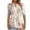 #2-Pink, variant on Patlollav Womens Tops Short Sleeve Floral Print Lace Mesh Splicing Pullover V-Neck Blouse