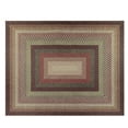 thumbnail image 2 of 8' x 10' Braided Jute Print Area Rug Washable Non-Slip Pet Friendly Carpet with Concentric Design, Stain Resistant for Living Room, Bedroom & Home Office, 2 of 7
