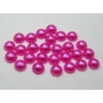 thumbnail image 6 of U8MO 2000 Hot Pink Acrylic Half Pearl Flatback Round Bead 4mm Nail Art Tips Scrapbook, 6 of 6