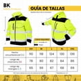 thumbnail image 4 of Chamarra Polar impermeable con reflejante alta visibilidad Talla Mediana Bk safety products, 4 of 8