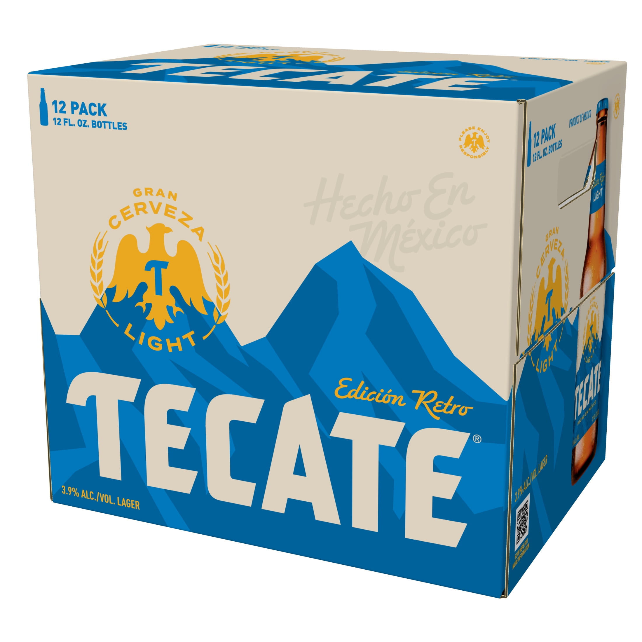Tecate Light Mexican Lager Beer, 12 Pack, 12 fl oz Bottles