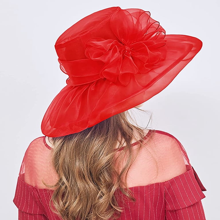 Women Girl Tea Party Fascinator Hat Church Funeral Cocktail  display picture 3
