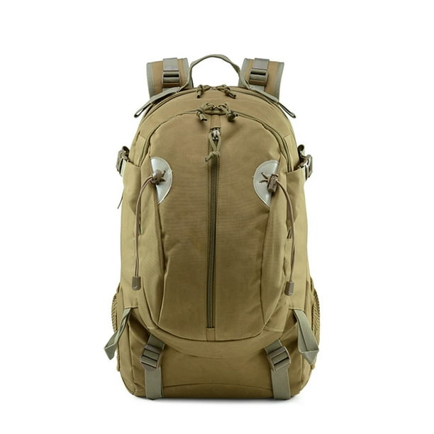 Mochila Tactica 40L LING HAO Mochila Premium Viajera Impermeable Caqui