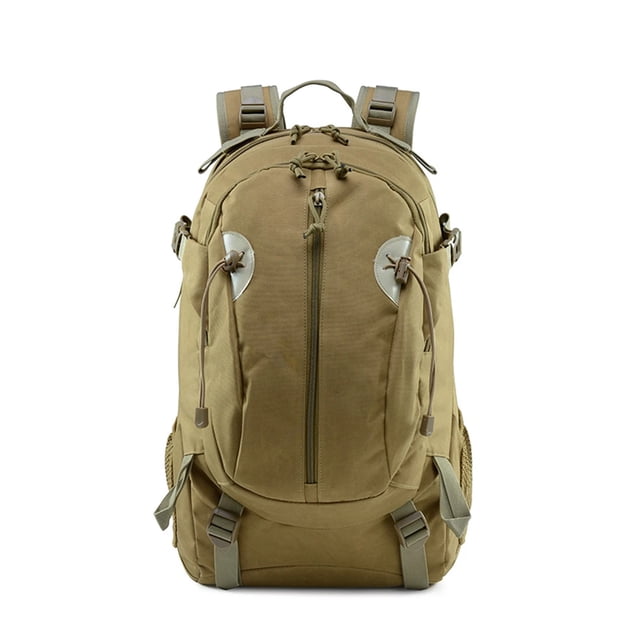 Mochila Tactica 40L LING HAO Mochila Premium Viajera Impermeable Caqui