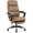 Brown, variant on Misolant Big and Tall Office Chair with Footrest, High Back Desk Chair with Linkage Armrest, 90-155° Recline Executive Computer Chairs with Adjustable Height for Home