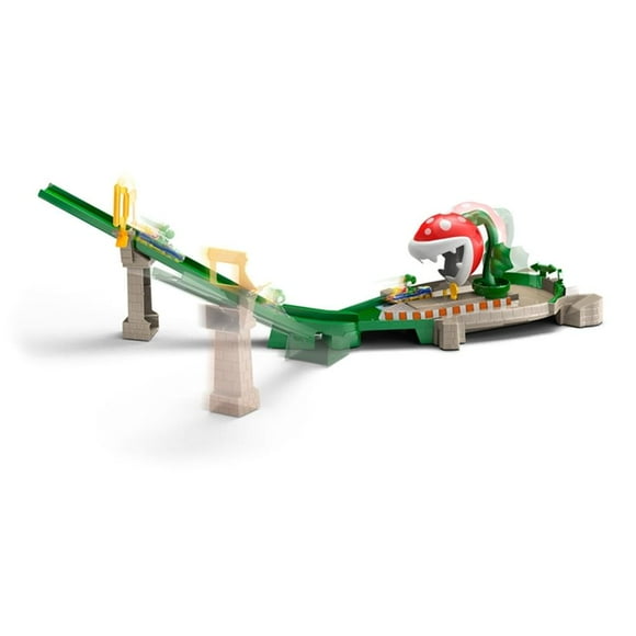 Pista de Juguete Hot Wheels Nintendo Planta Piraña
