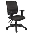 thumbnail image 1 of Scranton & Co Crepe Fabric Task Office Chair with Adjustable Arms in Black, 1 of 6