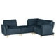 thumbnail image 3 of Sala Modular Makora Morelli Memory Foam Azul Chenille De 4 módulos, 3 of 10