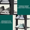 thumbnail image 4 of Zapatero con 7 Niveles Estante para Zapatos de Madera Salva Espacio para Casa Costway Negro 27 x 26 x 110 cm, 4 of 8