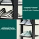 thumbnail image 4 of Zapatero con 7 Niveles Estante para Zapatos de Madera Salva Espacio para Casa Costway Negro 27 x 26 x 110 cm, 4 of 8