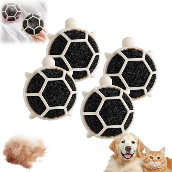 Pet Hair Removal Dryer Balls, 4-Piece Reusable Laundry Hair Catchers for Dog Cat Lint