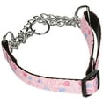 thumbnail image 2 of Crazy Hearts Nylon Collars Martingale Light Pink Medium, 2 of 3