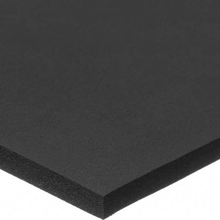 

1/8 Thick Black 12 x 24 Ultra Soft Multiuse Neoprene Foam Sheets with Plain Back