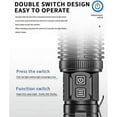 thumbnail image 3 of Super Bright 16000 Lumen Rechargeable LED Torch, High Power XHP99 Tactical Flashlight Zoomable 5 Mdoes Camping Torches, 3 of 5