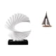 thumbnail image 1 of Escultura de ola, estatua abstracta, adorno, escultura de , artesanía de resina, centro de mesa, decoración para el hogar y la oficina, adecuada, 1 of 8