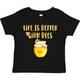 thumbnail image 3 of Inktastic Life's Better With Bees 2 Boys or Girls Toddler T-Shirt, 3 of 5