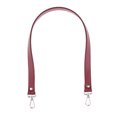 thumbnail image 2 of 64cm PU leather bag handle shoulder strap replacement bag handle bag handle Burgundy, 2 of 4