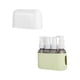 thumbnail image 2 of Botellas para artículos de tocador de viaje, contenedores para artículos de tocador, accesorios de aviación para cosméticos. 4 piezas verde, 2 of 9