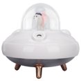 thumbnail image 3 of UFO lindo mini humidificador 500 ml boquillas dobles pequeño humidificador de niebla fría para oficina viajes dormitorio habitación de bebé coche blanco, 3 of 5