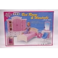 thumbnail image 2 of Gloria Bedroom & Wardrobe Set Dollhouse Furniture with Dressing Table, 2 of 7
