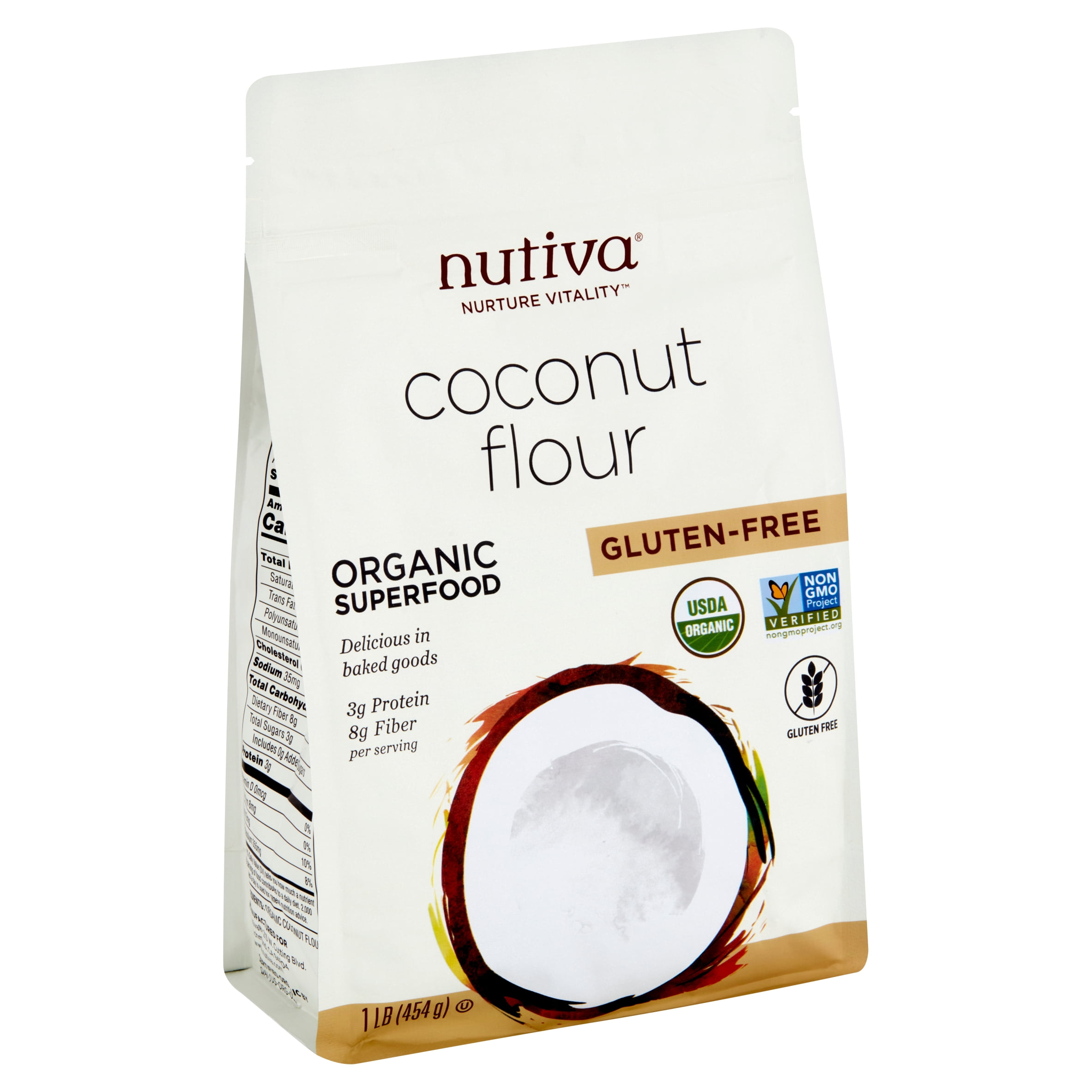 Nutiva Gluten-Free Coconut Flour, 1 lb