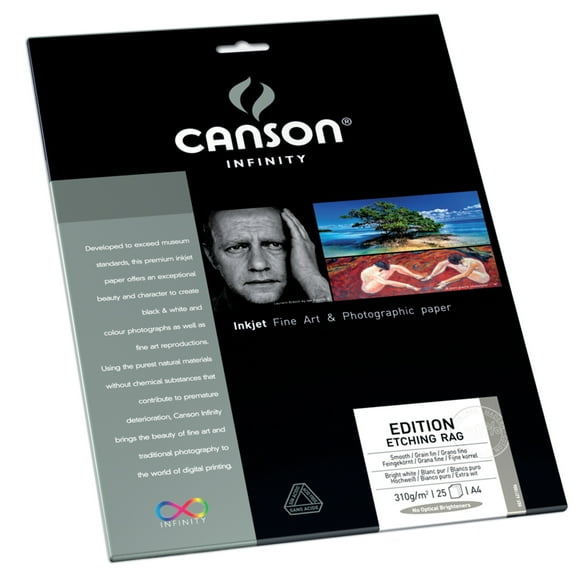 Canson Infinity Edition Etching Rag Photo Paper, 8.5in x 11in
