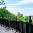 thumbnail image 3 of Solar Fence Post LED Cap Light Waterproof Street Garden Lamp (Warm White), 3 of 6