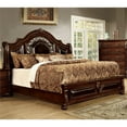 thumbnail image 2 of Bowery Hill Traditional Solid Wood Panel Queen Bed in Brown Cherry, 2 of 6