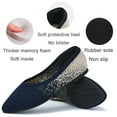 thumbnail image 3 of Ataiwee Women's Wide Width Flat Shoes, Plus Size Casual Pointy Toe Slip on Wide Ballet Shoes., 3 of 8