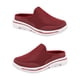 thumbnail image 1 of Sonducket 1 par de toboganes de cubierta de malla para mujer, zapatillas transpirables de tacón plano para fiesta de verano, calzado de sandalia Type2 NO2, 1 of 6