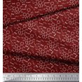 thumbnail image 2 of Soimoi Poly Georgette Fabric Chemical Formula Education Theme Decor Fabric Printed Yard 42 Inch Wide, 2 of 3