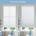 thumbnail image 5 of Keego No Tools Cordless Blind for Windows Blackout Cellular Window Shades Customed Honeycomb No Drilling Blinds for Home and Bedroom, White 28 1/2"W x 60"H, 5 of 9