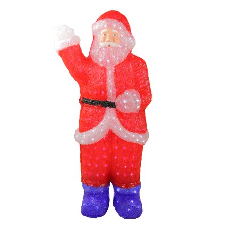 Northlight Lighted Commercial Grade Acrylic Santa Claus Christmas Display Decoration - 3